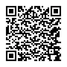 Código QR para número de teléfono +12567084995