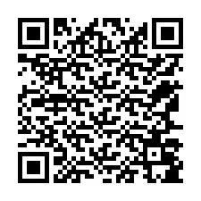 Código QR para número de teléfono +12567085561