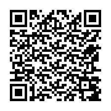 QR kód a telefonszámhoz +12567087456