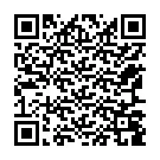電話番号のQRコード +12567089105