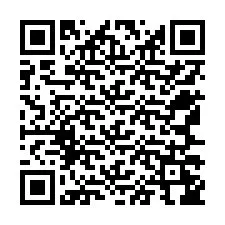 Código QR para número de teléfono +12567246230