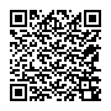 Código QR para número de teléfono +12567340691