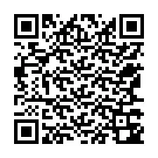 Codice QR per il numero di telefono +12567342064