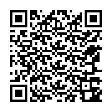 Código QR para número de teléfono +12567342802