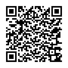 Codice QR per il numero di telefono +12567342804