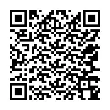 QR-код для номера телефона +12567344938