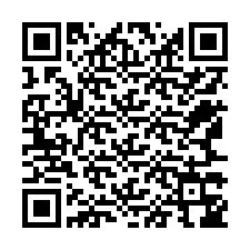 Codice QR per il numero di telefono +12567346421