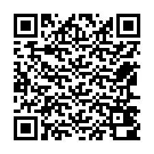 QR код за телефонен номер +12567400657