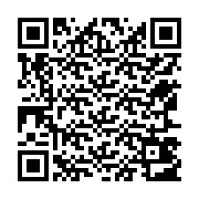 QR-код для номера телефона +12567403412