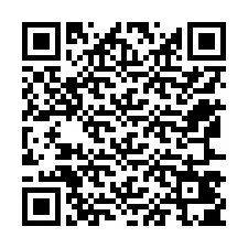 Codice QR per il numero di telefono +12567405405