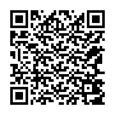 電話番号のQRコード +12567407621
