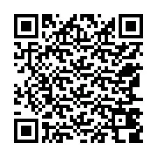 Código QR para número de telefone +12567408494