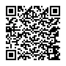 QR код за телефонен номер +12567443948