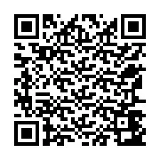 QR Code สำหรับหมายเลขโทรศัพท์ +12567443954