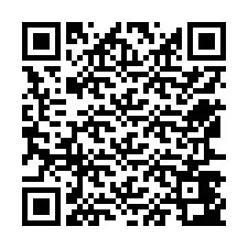 Código QR para número de teléfono +12567443956