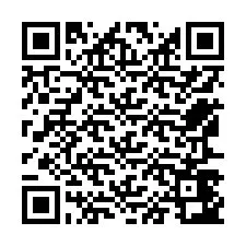 QR код за телефонен номер +12567443957