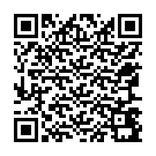 Código QR para número de teléfono +12567491108