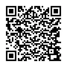 Código QR para número de teléfono +12567492298