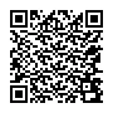 QR код за телефонен номер +12567492568