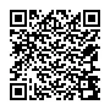 Codice QR per il numero di telefono +12567492903