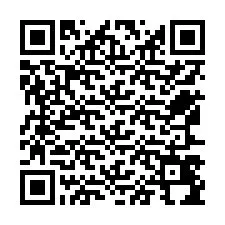 Código QR para número de telefone +12567494443