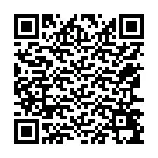 QR-код для номера телефона +12567495659