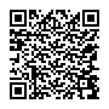 Código QR para número de telefone +12567496384