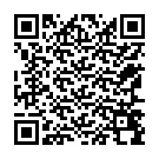 Codice QR per il numero di telefono +12567498611