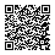 QR kód a telefonszámhoz +12567528754