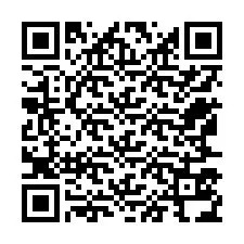 QR-koodi puhelinnumerolle +12567534095