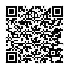 QR код за телефонен номер +12567534099