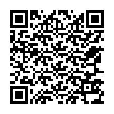 Código QR para número de teléfono +12567534103