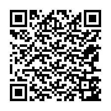 QR-код для номера телефона +12567543025