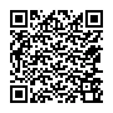 電話番号のQRコード +12567560386