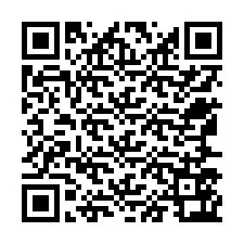 QR-code voor telefoonnummer +12567563284