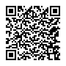 QR kód a telefonszámhoz +12567568595