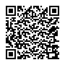 Kode QR untuk nomor Telepon +12567592849