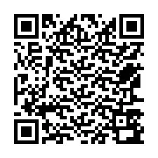 Código QR para número de teléfono +12567592857