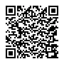 QR код за телефонен номер +12567592858