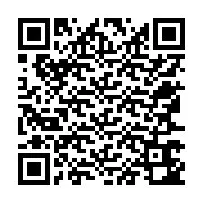 QR код за телефонен номер +12567642078