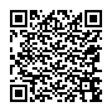 QR код за телефонен номер +12567644618