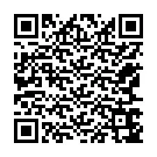 QR код за телефонен номер +12567647435