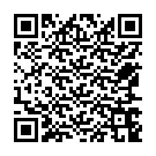 QR код за телефонен номер +12567649483