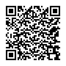 Código QR para número de telefone +12567698495