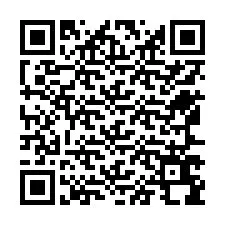 QR код за телефонен номер +12567698612