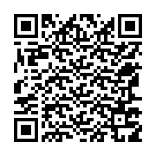 QR-code voor telefoonnummer +12567719554