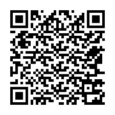 QR-Code für Telefonnummer +12567722436