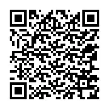 Código QR para número de teléfono +12567724618