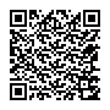 QR-code voor telefoonnummer +12567752646