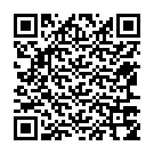 Código QR para número de teléfono +12567754812